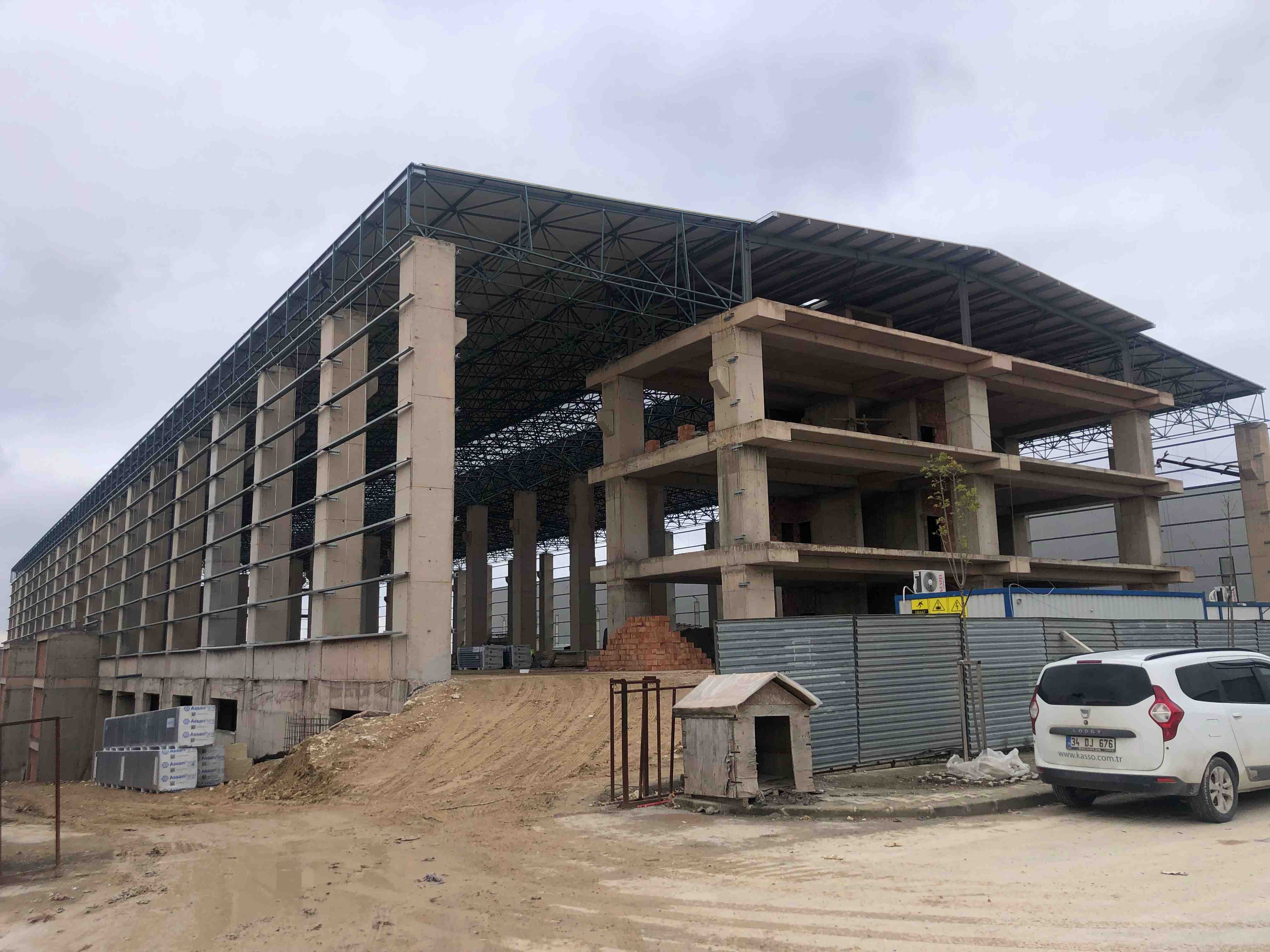 Uzay çatı imalatı ve montajı – Cephe konstrüksiyonu - Çatı ve Cephe Kaplaması yapılması